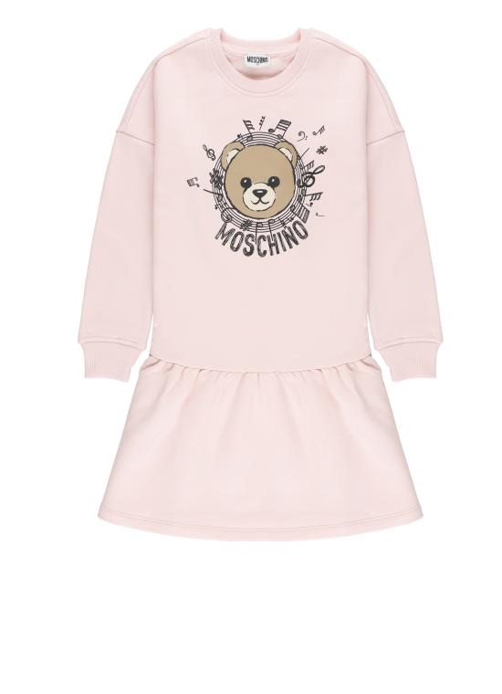 25FW [키즈] 모스키노 원피스 HDV0GS LCA2350209 Pink