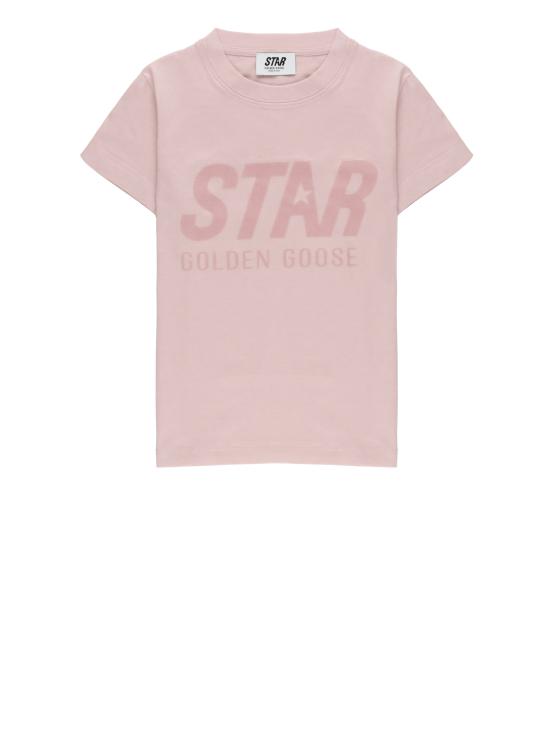 25FW [키즈] 골든구스 티셔츠 GKP01273 P002249 25523 STAR Pink
