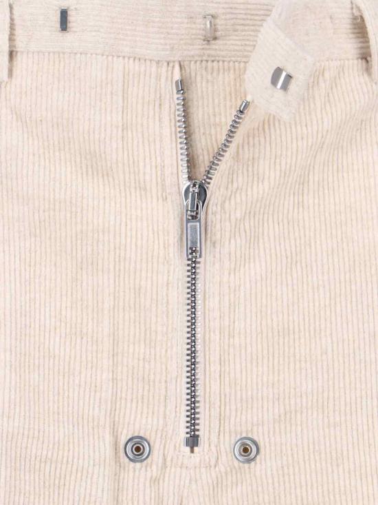 25FW 릭 오웬스 스트레이트 팬츠 RP02E4355 MLC 21 White - RICK OWENS