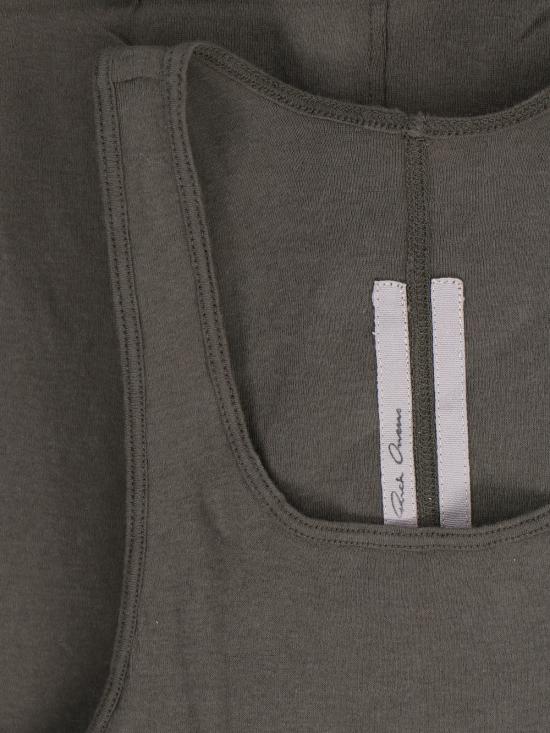 25FW 릭 오웬스 민소매 티셔츠 RU02E1150 MR 25 Green - RICK OWENS