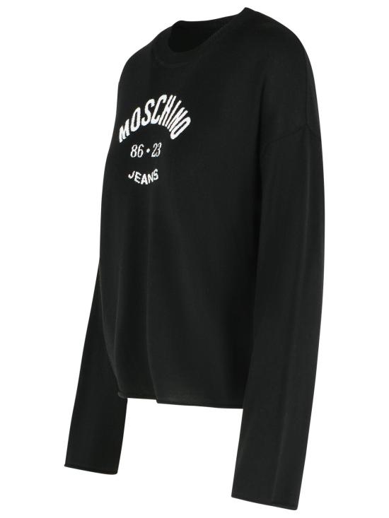 25FW 모스키노 스웨터 K1A0905 82125555 Black - MOSCHINO