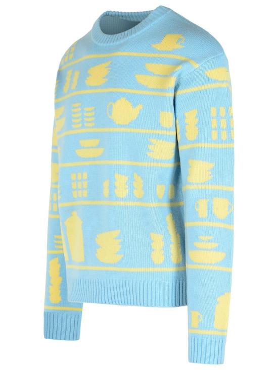 25FW JW앤더슨 스웨터 KW1431 YN0379281 Light Blue - JW ANDERSON