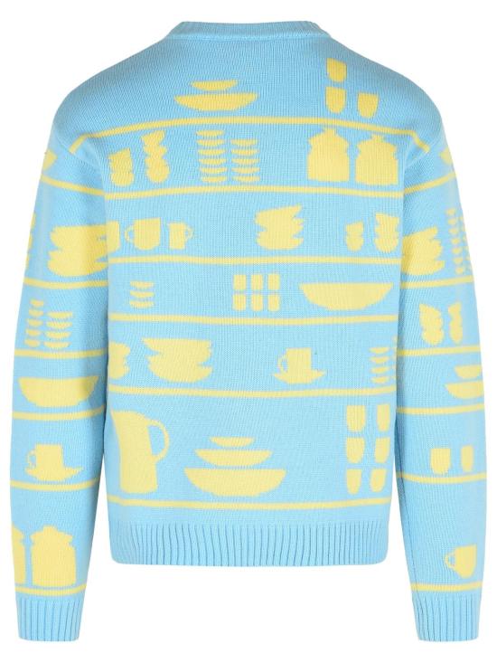 25FW JW앤더슨 스웨터 KW1431 YN0379281 Light Blue - JW ANDERSON