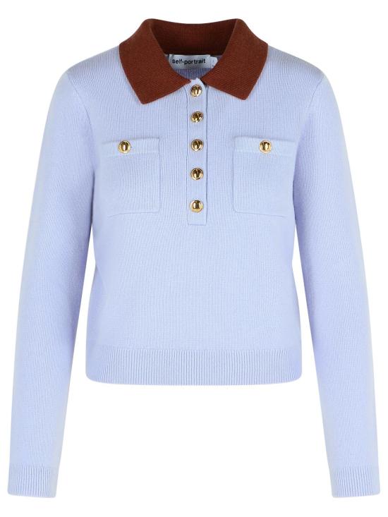 25FW 셀프 포트레이트 스웨터 AW25 021T BLBLUE Blue