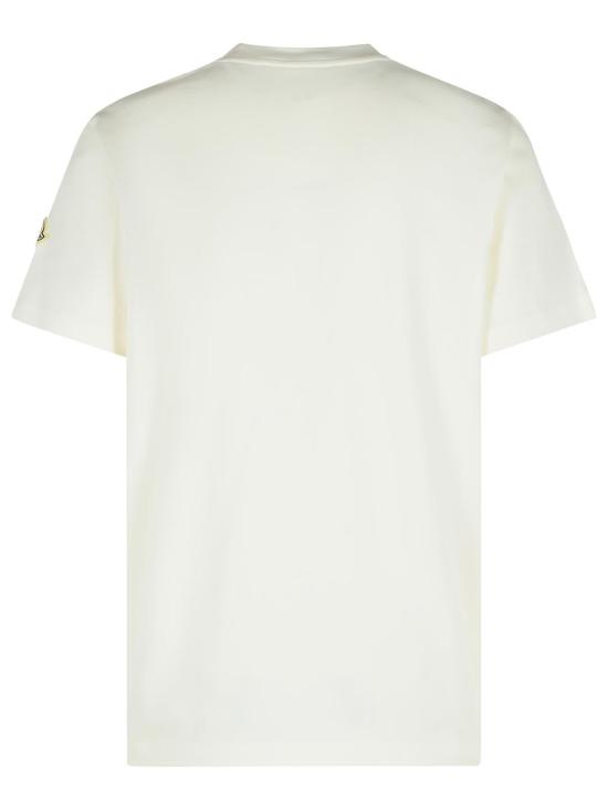 25FW 몽클레어 반팔 티셔츠 091 8C000 56 89AUG034 White - MONCLER