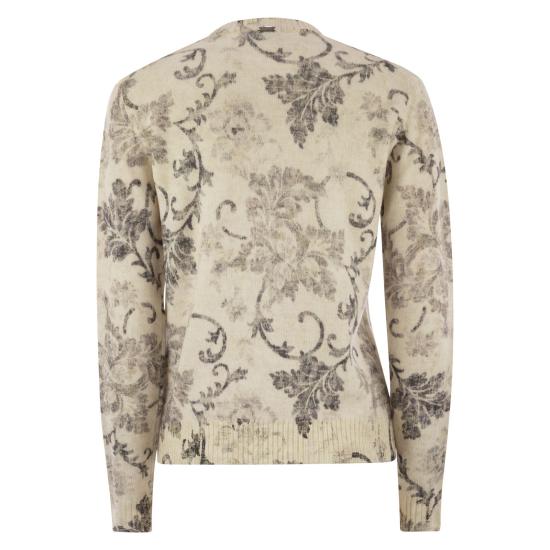 25FW 에르노 스웨터 MG00045DR CREAM - HERNO