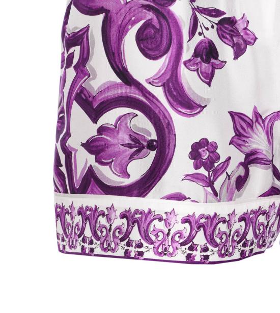 25FW 돌체앤가바나 숏팬츠 FTDB8THI1Y8I23TN PURPLE - DOLCE & GABBANA