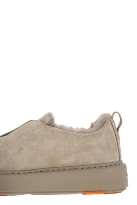 25FW 산토니 스니커즈 WBCD61323TARPSAP M45 Grey - SANTONI