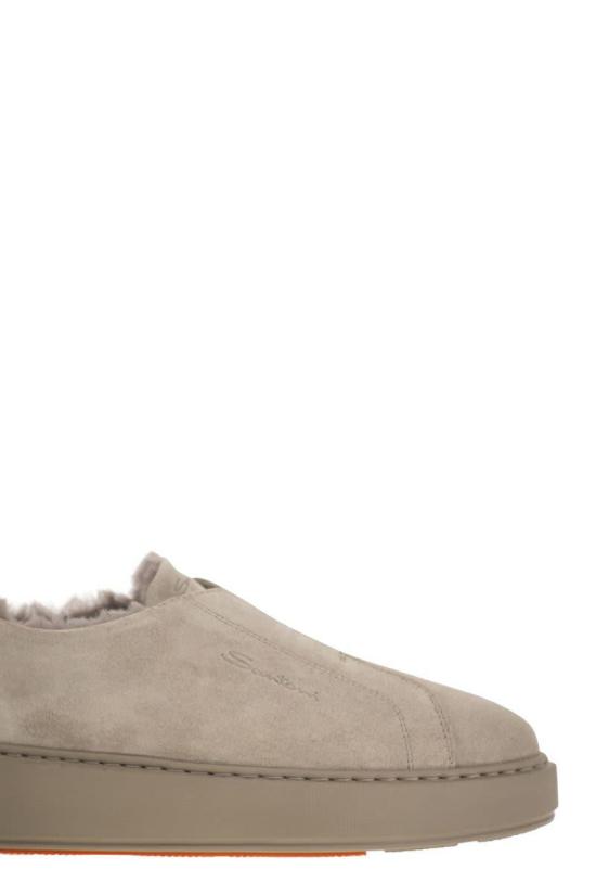 25FW 산토니 스니커즈 WBCD61323TARPSAP M45 Grey - SANTONI