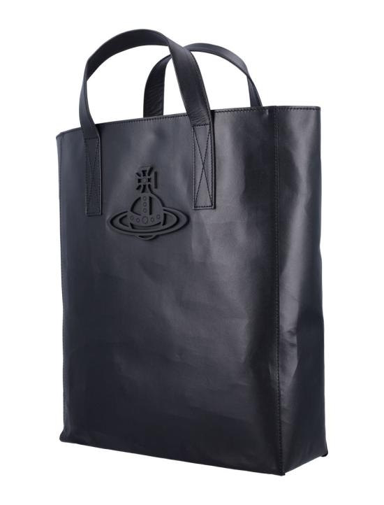 25SS 비비안웨스트우드 토트백 25P4D02000BUL00AN N401 Black - VIVIENNE WESTWOOD