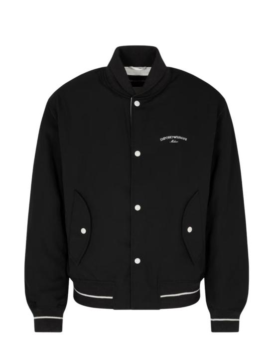 25FW 엠포리오 아르마니 봄버 자켓 EM003124AF18264UC001 Black