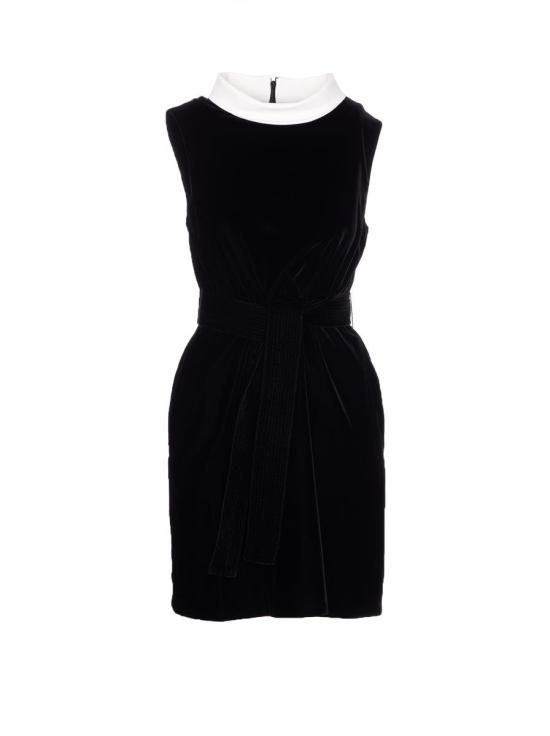 25FW Curvel 숏 원피스 CDR24411DBK Black