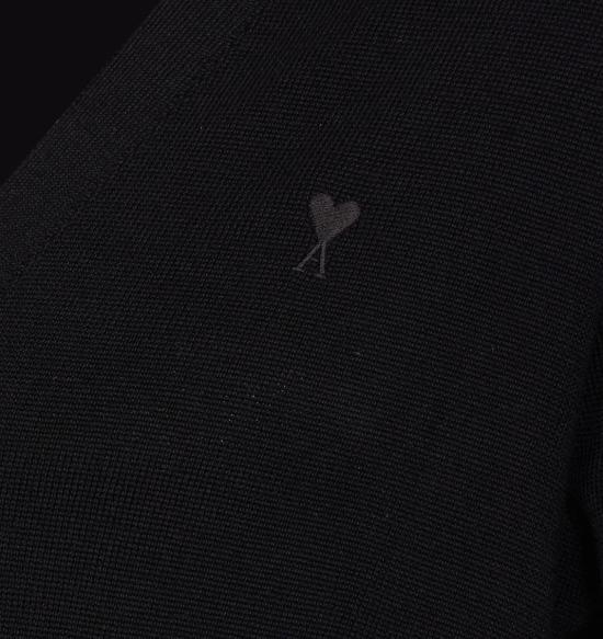 25FW 아미 ADC 울 V넥 가디건  HKC3610010180 Black - AMI