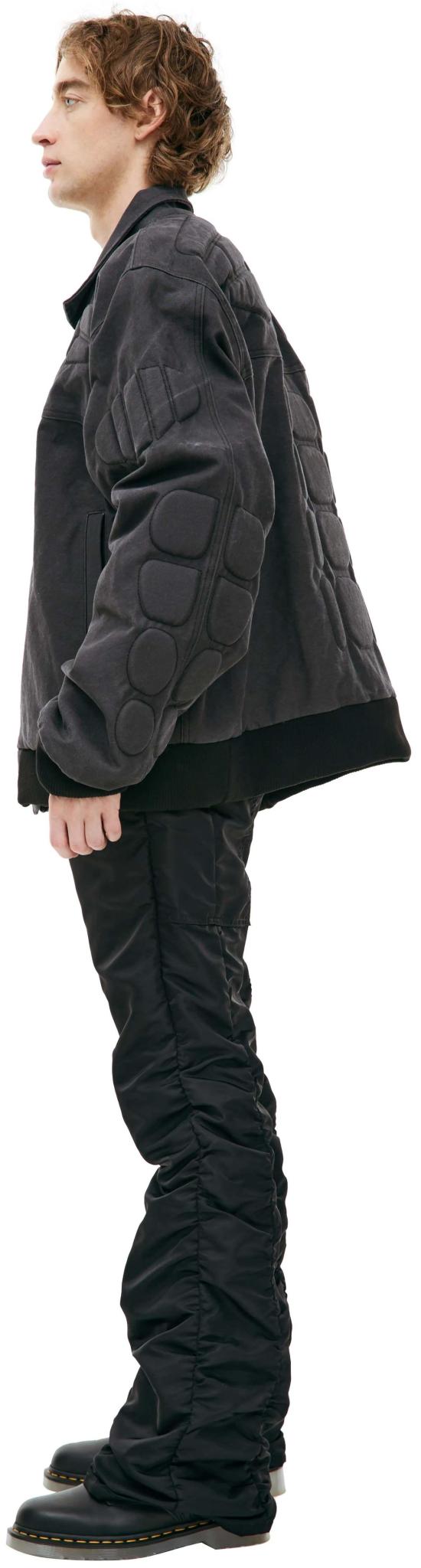  사토시 나카모토 베스트 프리덤 봄버 재킷 블랙 - SATOSHI NAKAMOTO