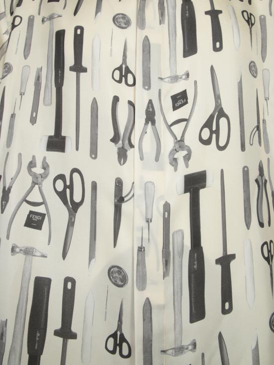  펜디 반팔 셔츠 FS0966 AR65 F1MTG White - FENDI