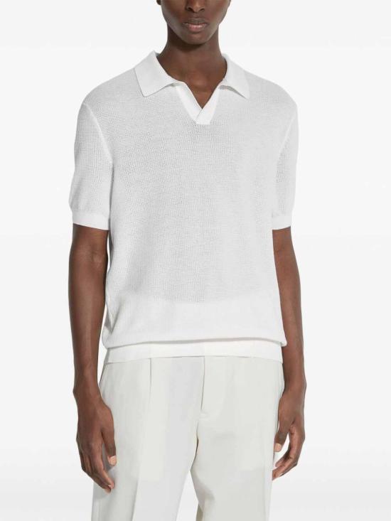  에르메네질도제냐 폴로 티셔츠 RUDC95A7C32B07BLU Blue - ERMENEGILDO ZEGNA