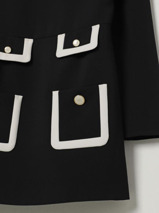 25FW [키즈] 엘리자베타프랜치 원피스 EFAB623GA085 D748 Black - ELISABETTA FRANCHI