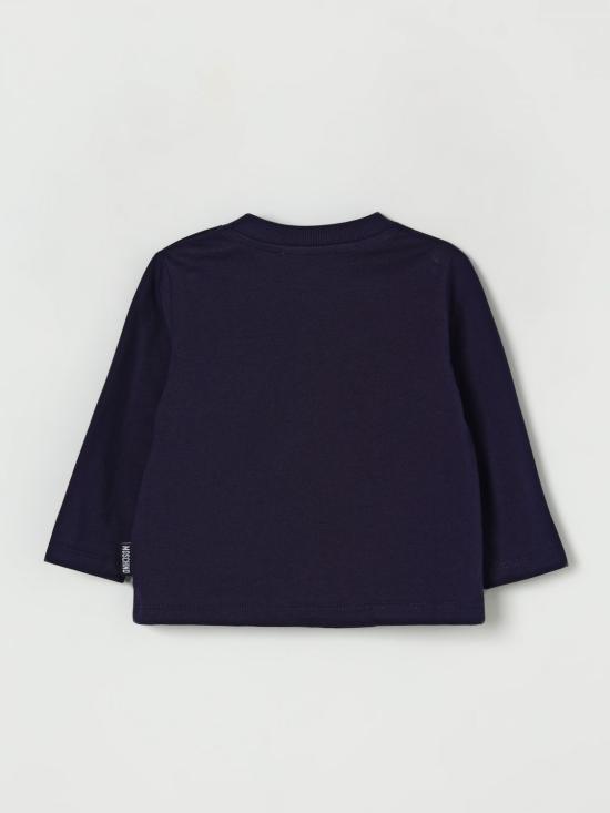 25FW [키즈] 모스키노 티셔츠 MXO00RLAA10 40016 Blue - MOSCHINO