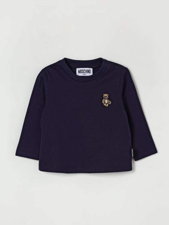 25FW [키즈] 모스키노 티셔츠 MXO00RLAA10 40016 Blue