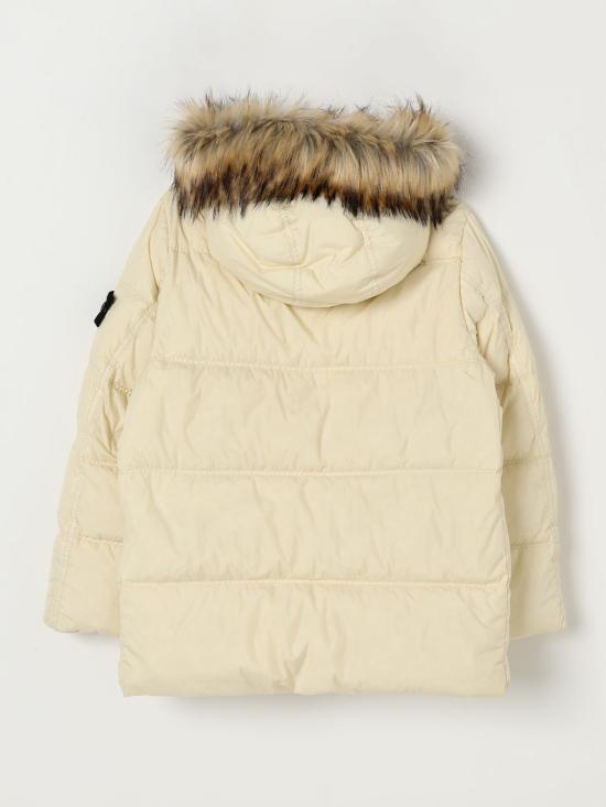 25FW [키즈] 스톤 아일랜드 캐주얼 자켓 4100003S0A23 V0093 White - STONE ISLAND