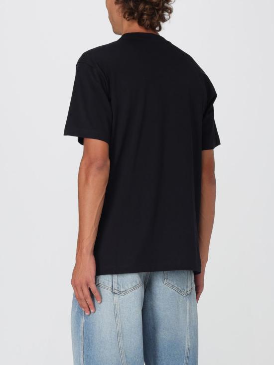 25FW 모스키노 반팔 티셔츠 07245241 1555 Black - MOSCHINO