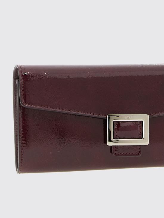 25FW 로저비비에 클러치/파우치 RAWAWSB4400UKP 1N29 Burgundy - ROGER VIVIER