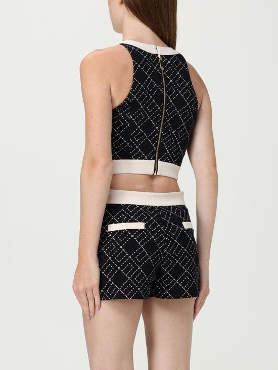 25FW 엘리자베타프랜치 민소매 티셔츠 TOS01 EF3 Black - ELISABETTA FRANCHI