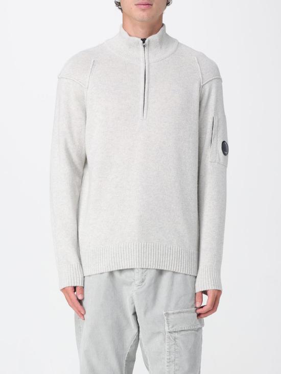 25FW 씨피 컴퍼니 집업 니트 19CMKN709A110149A M13 White