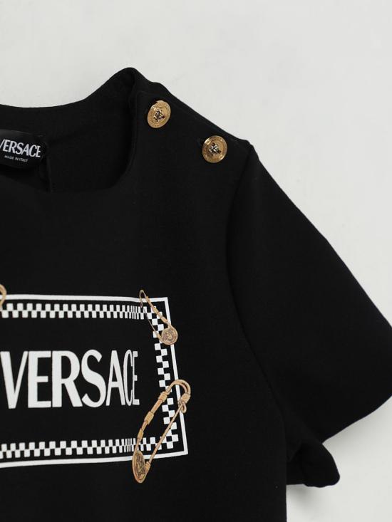25FW [키즈] 베르사체 원피스 10181381A14905 2BV60 Black - VERSACE