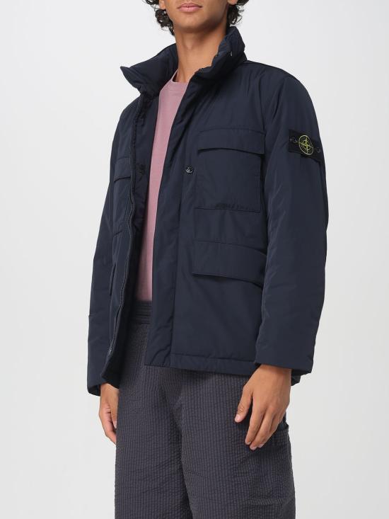 25FW 스톤 아일랜드 컴퍼스 배지 필그 자켓 4100049S0026 V0020 Blue - STONE ISLAND