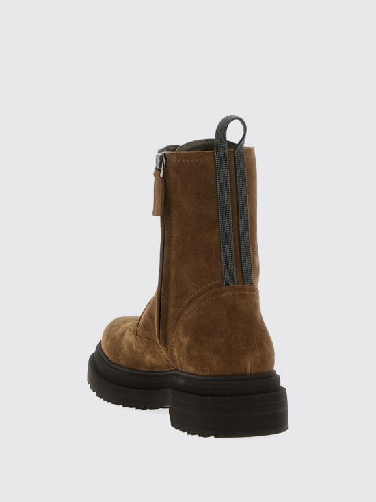 25FW 브루넬로 쿠치넬리 뮬/슬리퍼 MZSFG3036 C7495 Brown - BRUNELLO CUCINELLI