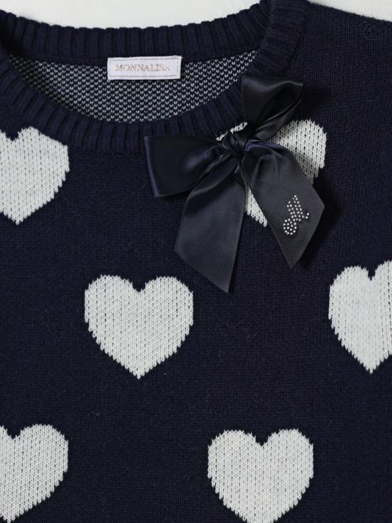 25FW [키즈] 모나리자 풀오버 17F6036060 056D Blue - MONNALISA