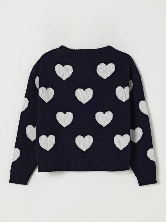 25FW [키즈] 모나리자 풀오버 17F6036060 056D Blue - MONNALISA