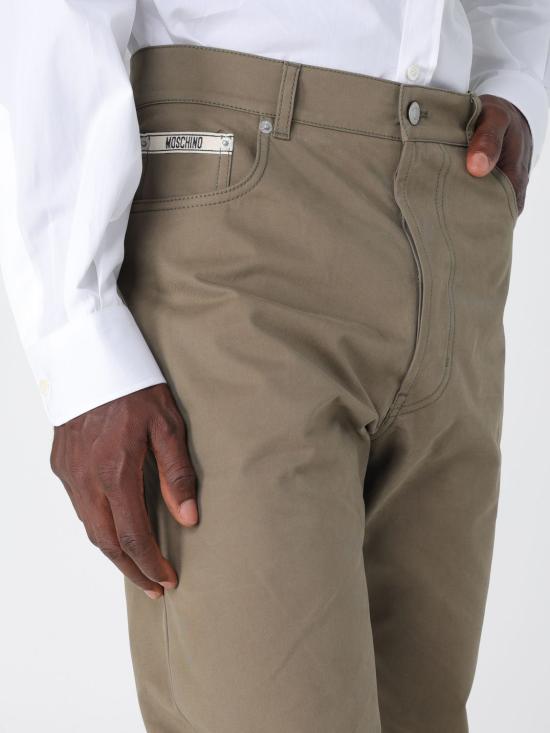 25FW 모스키노 데님 팬츠 03365218 0426 Brown - MOSCHINO