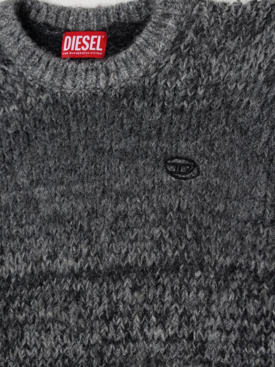 25FW [키즈] 디젤 풀오버 J02438KYAZQ K900 Black - DIESEL