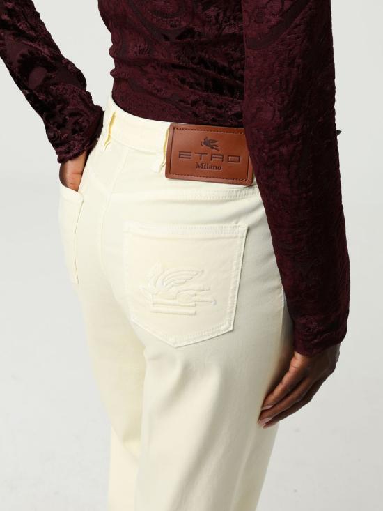 25FW 에트로 스트레이트 팬츠 WRNB0026AV689 W3789 Cream - ETRO