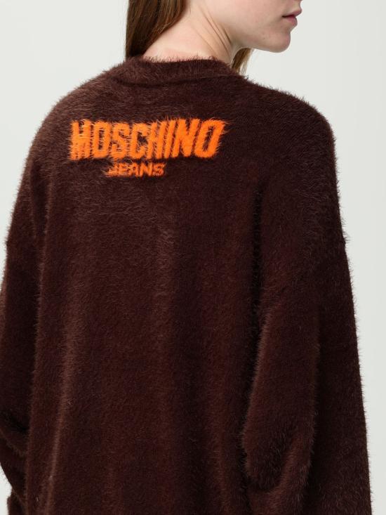 25FW 모스키노 스웨터 09188202 1095 Brown - MOSCHINO