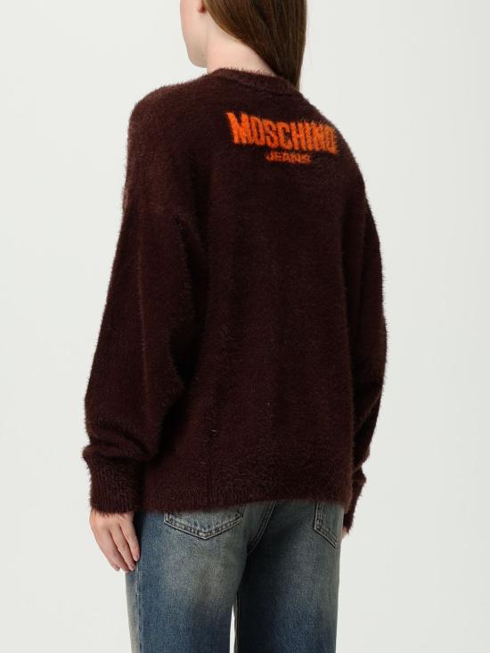 25FW 모스키노 스웨터 09188202 1095 Brown - MOSCHINO