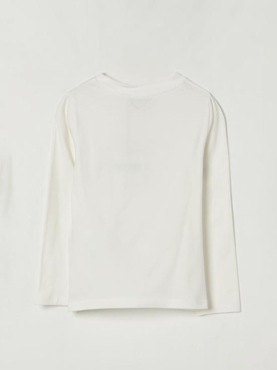 25FW [키즈] 모스키노 티셔츠 HDO010LBA11 10063 Yellow Cream - MOSCHINO