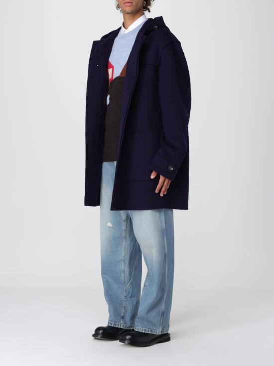 25FW 모스키노 코트 06515211 0342 Blue - MOSCHINO