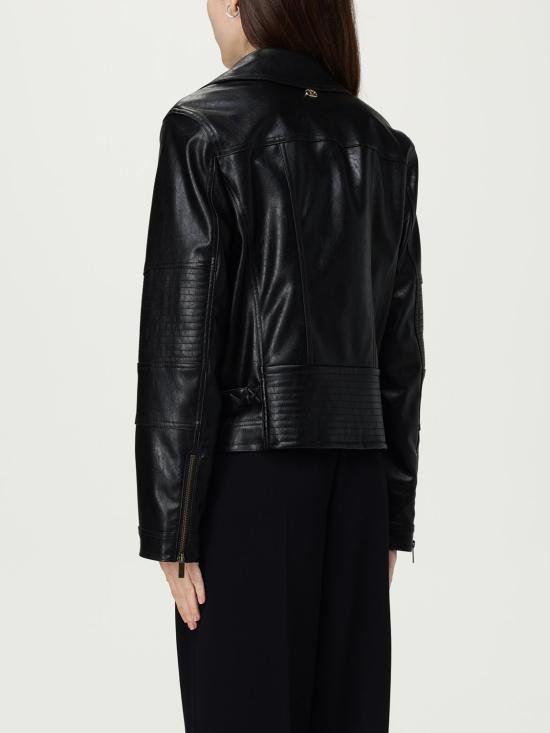 25FW 트윈셋 가죽 자켓 252TP2710 00006 Black - TWINSET