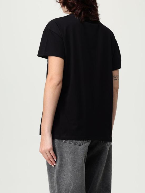 25FW 리우조 반팔 티셔츠 MF5412JS923 P9142 Black - LIU JO