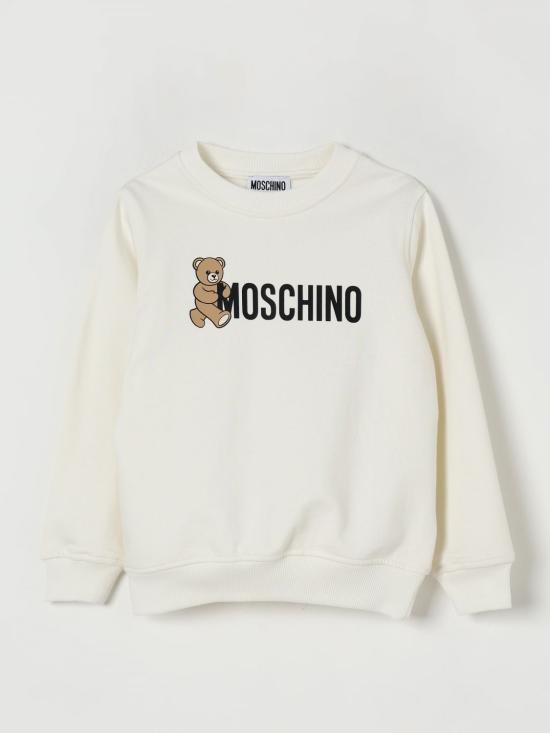 25FW [키즈] 모스키노 풀오버 HPF08VLCA83 10063 Yellow Cream