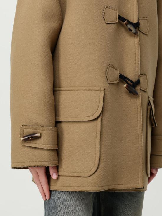 25FW 모스키노 코트 06118217 0084 Brown - MOSCHINO