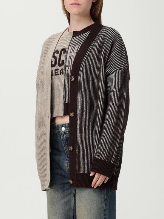 25FW 모스키노 가디건 09218204 1095 Brown - MOSCHINO