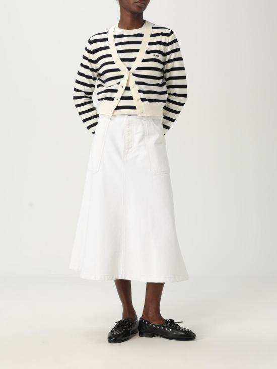 25FW 아페쎄 가디건 COGDKF22312 IOA Blue - A.P.C.