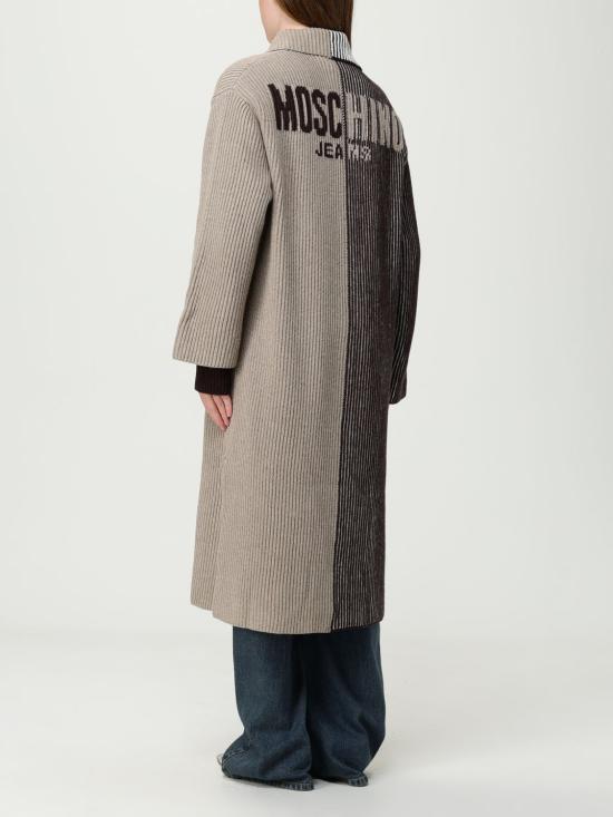 25FW 모스키노 가디건 06818204 1095 Brown - MOSCHINO