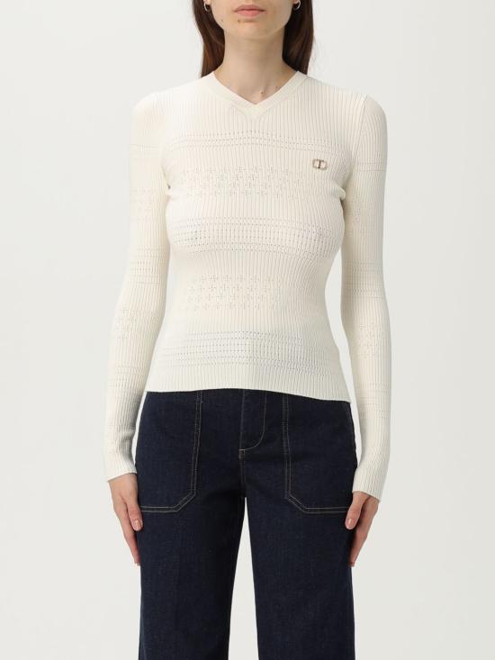 25FW 트윈셋 스웨터 252TP3241 00282 White