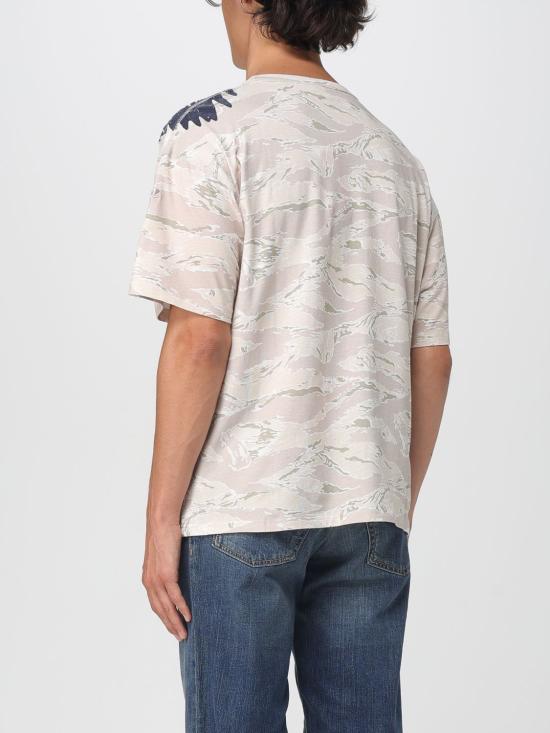 25FW 디젤 반팔 티셔츠 A193170DLBM 7FEA Beige - DIESEL