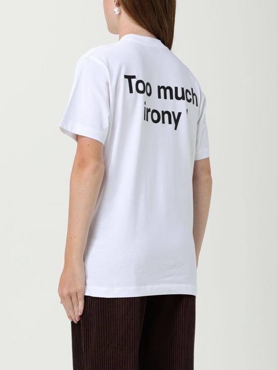 25FW 모스키노 반팔 티셔츠 07025541 1001 White - MOSCHINO